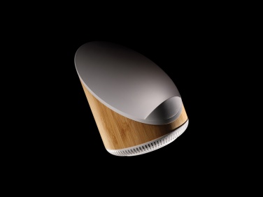 Logo trade mainoslahjat ja liikelahjat kuva: Ovate bambuinen 5W kaiutin 15W langattomalla laturilla