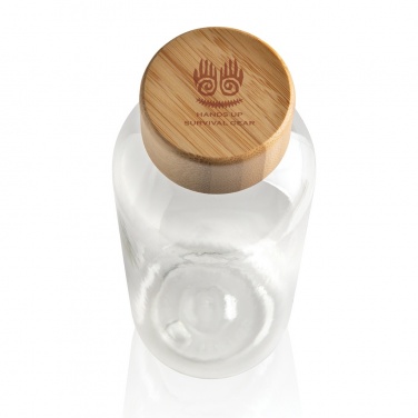 Logo trade mainoslahjat ja liikelahjat kuva: RCS RPET pullo bambukorkilla