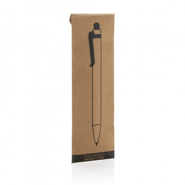 Logotrade mainoslahja tuotekuva: Pynn bambuinen infinitykynä