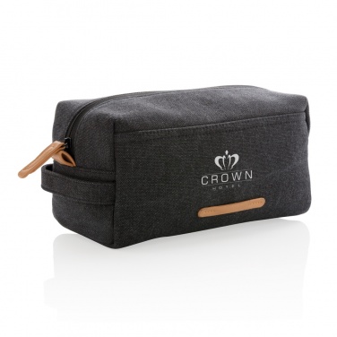 Logotrade liikelahja tuotekuva: Canvas-toalettilaukku - PVC-vapaa