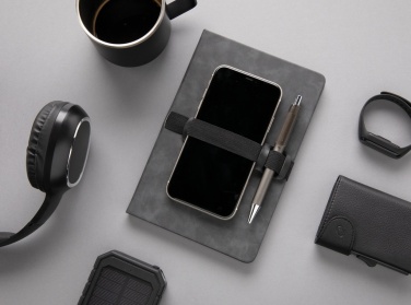 Logotrade mainoslahja tuotekuva: Deluxe kovakantinen keinonahkainen A5 vihko