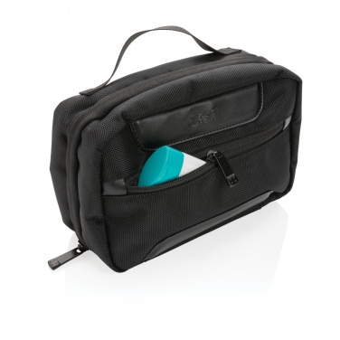 Logo trade liikelahja mainoslahja tuotekuva: Swiss Peak AWARE™ RPET Voyager toilettilaukku