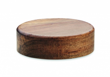 Logo trade mainostuote kuva: Langaton laturi akaasiasta 15W