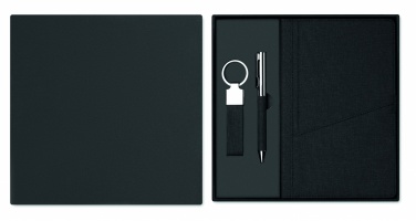 Logo trade liikelahjat tuotekuva: 3-osainen lahjasetti lahjapakkauksessa mukautettavalla painatuksella