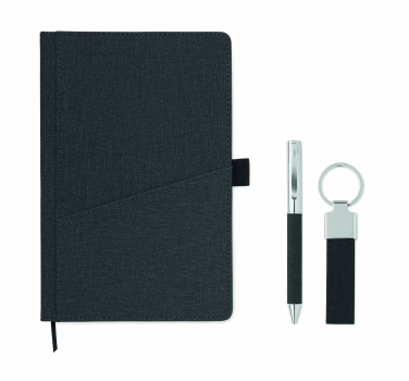 Logo trade liikelahjat tuotekuva: 3-osainen lahjasetti lahjapakkauksessa mukautettavalla painatuksella