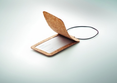 Logo trade mainoslahjat tuotekuva: Korkki matkalaukkutägi