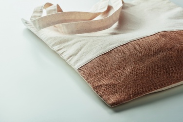 Logo trade mainoslahja kuva: Puuvilla juuttikassi