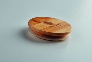 Logo trade liikelahja mainoslahja tuotekuva: Bambu borosilikaattilasi 350 ml Cologne