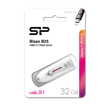 Logotrade mainostuote tuotekuva: Pendrive Silicon Power Blaze B25 3.1