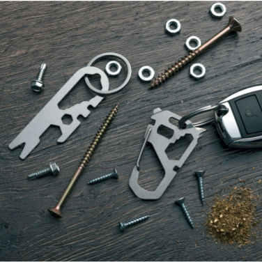 Logo trade mainoslahjat tuotekuva: Monitoiminen avaimenperä ANTISANA Schwarzwolf