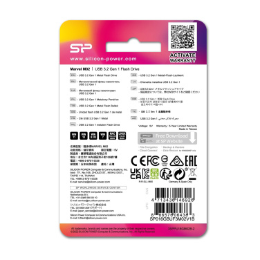 Logo trade mainoslahjat ja liikelahjat kuva: Pendrive Silicon Power Marvel - M02 3.2 16GB