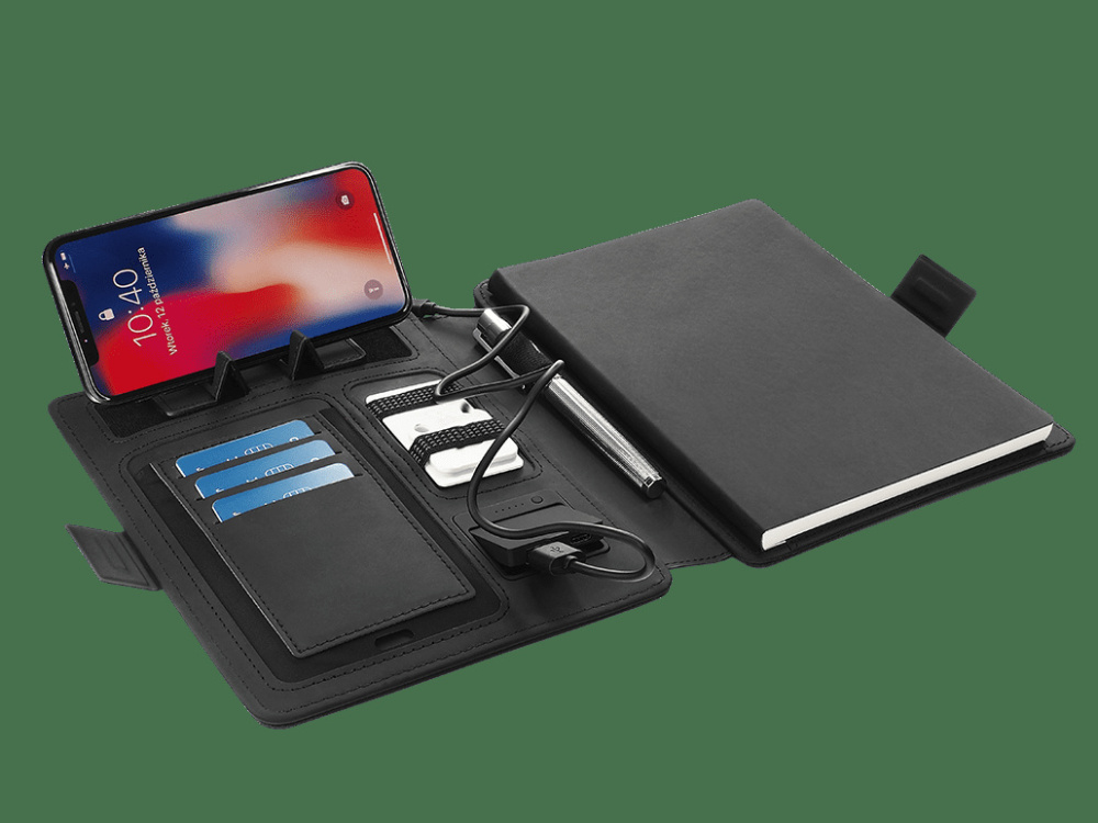 Logo trade liikelahja mainoslahja tuotekuva: HERMANO Power Bank Organizer 54713000