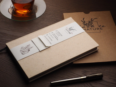 Logo trade liikelahjat mainoslahjat kuva: Kierrätetty banaani muistikirja 209734200