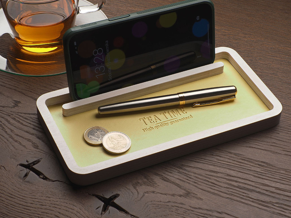 Logo trade mainoslahjat tuotekuva: Puinen järjestäjä 1844121