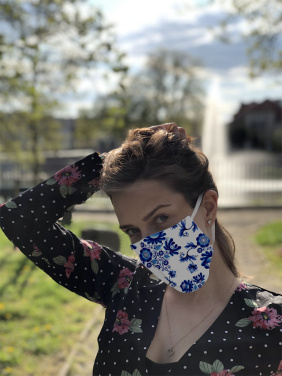 Logotrade mainoslahjat kuva: VENUS PRO puuvillamaski HEPA-suodatintaskulla 1378165