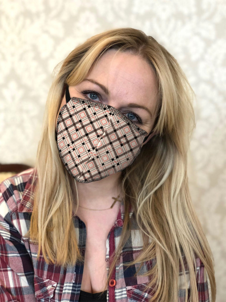 Logotrade mainostuote tuotekuva: ZEFIR puuvillamaski 1400165