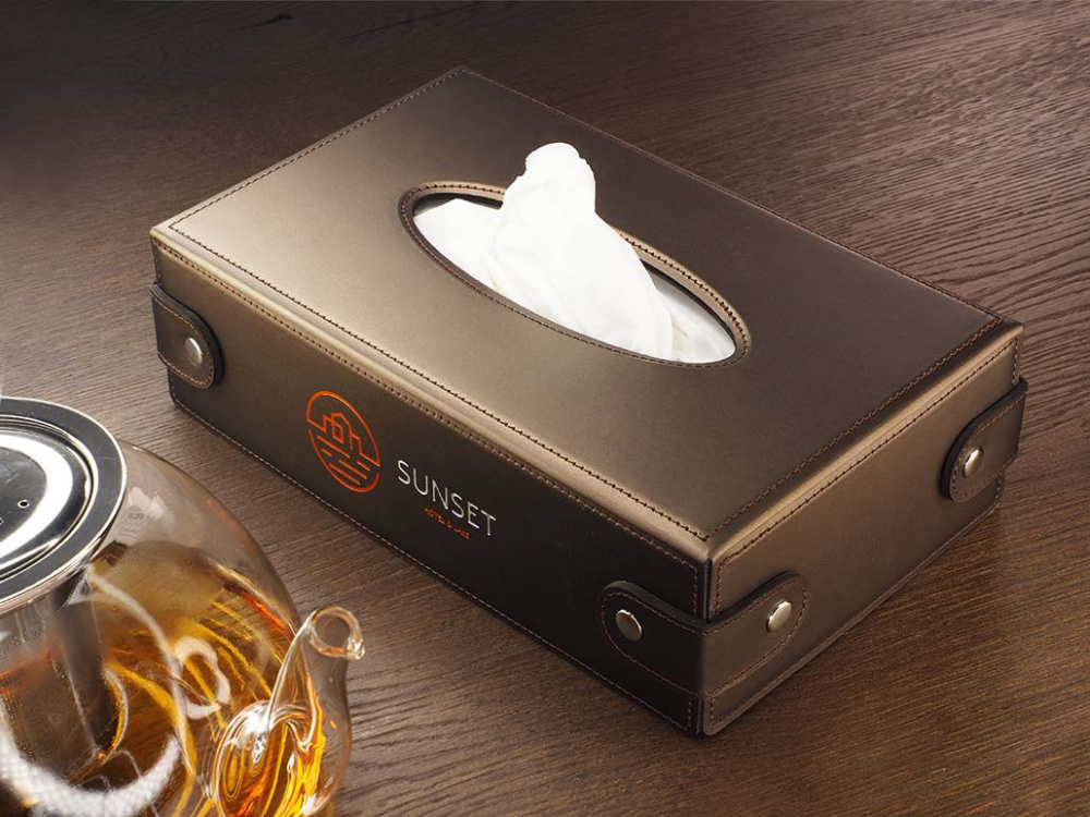 Logo trade mainoslahja ja liikelahja tuotekuva: Nenäliinalaatikko 1673094