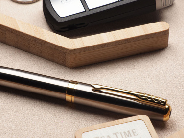 Logo trade mainoslahjat tuotekuva: Puinen työpöydän järjestäjä 1817292