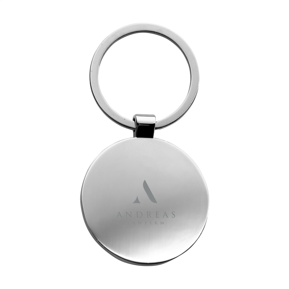 Logo trade liikelahjat mainoslahjat kuva: Bamboo Key Circle avaimenperä