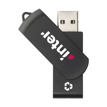 Logotrade mainoslahjat ja liikelahjat tuotekuva: USB Twist Recycle 64 Gt
