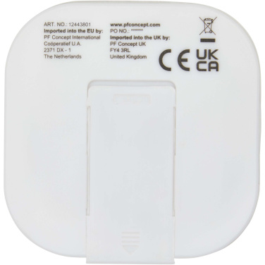 Logotrade mainostuotet kuva: Baekdu langalliset Type-C kuulokkeet kierrätysmuovisella säilytysrasialla