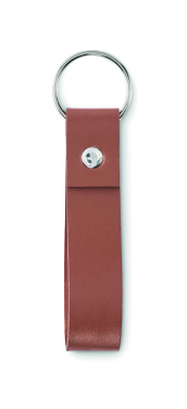 Logotrade mainostuote tuotekuva: PU-silmukka-avaimenperä
