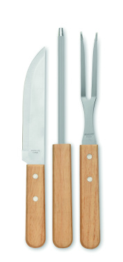 Logo trade liikelahjat mainoslahjat kuva: Grillityökalut ruostumattomasta teräksestä