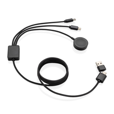 Logotrade liikelahja tuotekuva: Terra RCS rPET 6-in-1 latauskaapeli