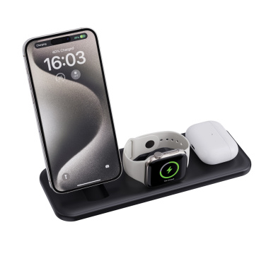 Logotrade mainoslahjat kuva: Urban Vitamin Torrance 3 in 1 magneettinen 15 W laturi
