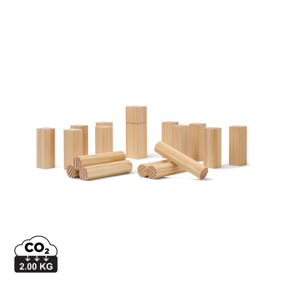 Logotrade liikelahja mainoslahja kuva: VINGA Kubb-minikeilapeli