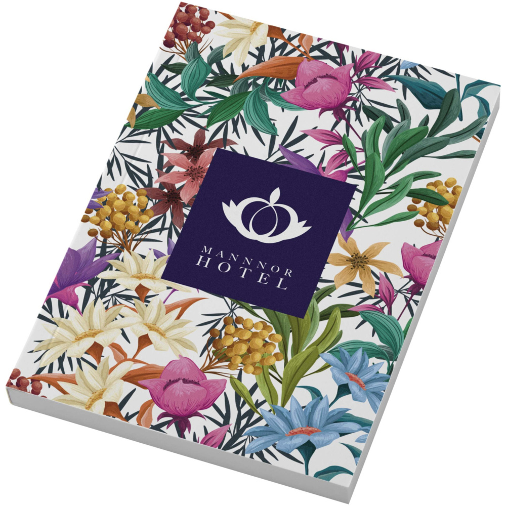 Logo trade mainoslahja kuva: Novella Austen pehmeäkantinen A6-muistivihko, 100 arkkia