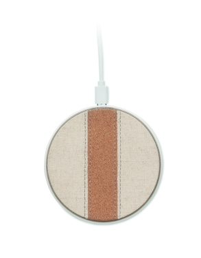 Logo trade mainoslahjat tuotekuva: Langaton laturi 15W korkkia