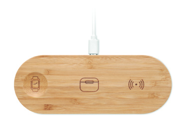 Logotrade mainoslahjat kuva: 3 in 1 15W langaton laturi