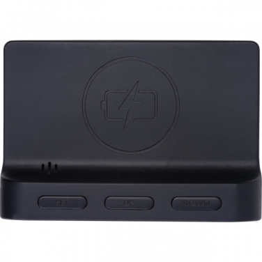 Logo trade liikelahja kuva: Herätyskello ja langaton laturi ADELAIDE