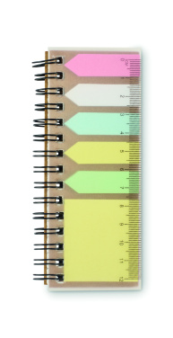 Logo trade mainoslahjat tuotekuva: Muistio PP-muovista