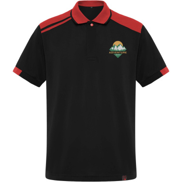 Logotrade liikelahjat mainoslahjat tuotekuva: Samurai antibakteerinen lyhythihainen unisex-poolopaita 160 g/m2