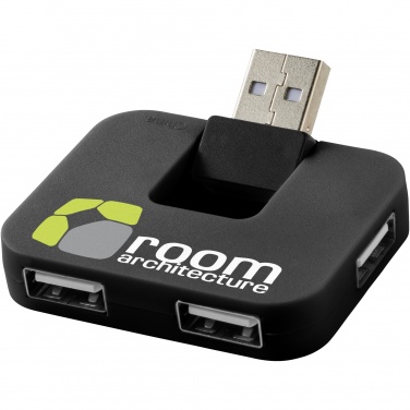 Logotrade reklaminės dovanos nuotrauka: Gaia 4 prievadų USB šakotuvas