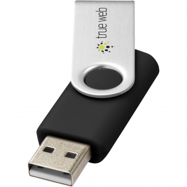 Logotrade reklaminiai produktai nuotrauka: Pasukti pagrindinę 32 GB USB atmintinę