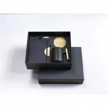 Logotrade firminės dovanos nuotrauka: Laura A5 kietu viršeliu sąsiuvinis ir tušinukas dovanų rinkinys