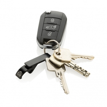 Logotrade reklaminiai produktai nuotrauka: RCS perdirbto aliuminio butelis ir skardinių atidarytuvas