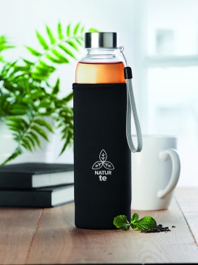 Logotrade reklaminės dovanos nuotrauka: Viensienis stiklinis butelis 500ml