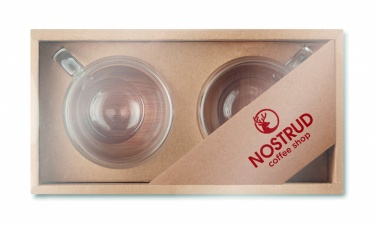 Logotrade reklaminiai produktai nuotrauka: Dviejų sienelių espreso kavos rinkinys