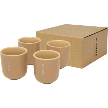 Logotrade verslo dovanos nuotrauka: Vyriškas 4 dalių 90 ml espreso puodelis