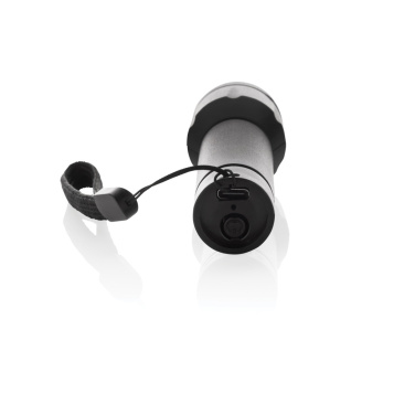 Logotrade verslo dovanos nuotrauka: „Flara RSC“ perdirbto plastiko USB įkraunamas žibintuvėlis