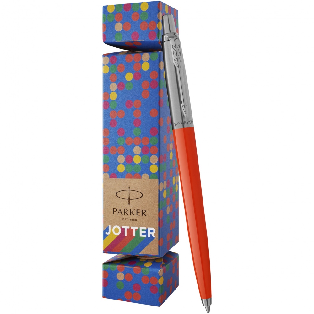 Logotrade logo dāvanas foto: Parker Jotter Cracker Pen dāvanu komplekts