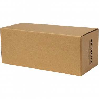 Logotrade ziemassvētku dāvanas foto: Manti 2-daļīga 100 ml dubultsienu stikla krūze ar bambusa paliktni 