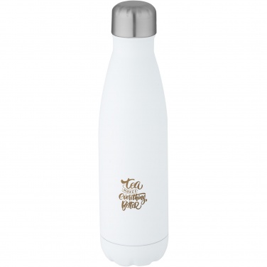 Logotrade biznesa dāvanas foto: Cove 500 ml RCS sertificēta pārstrādāta nerūsējošā tērauda pudele ar vakuuma izolāciju 