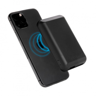 Logotrade Ideja dāvanas foto: Magnētiskā 5000 mAh 5W bezvadu barošanas akumulators