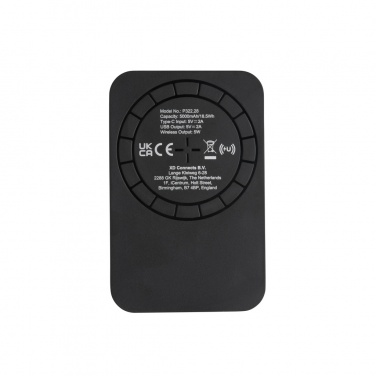 Logotrade logo dāvanas foto: Magnētiskā 5000 mAh 5W bezvadu barošanas akumulators