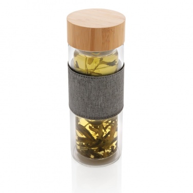 Logotrade logo dāvanas foto: Impact dubultsienu borsilikāta stikla pudele